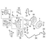 Audi Disc Brake Caliper - Genuine Audi 8V0615423F