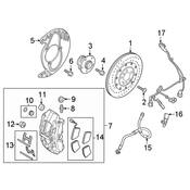 Audi Disc Brake Caliper Repair Kit - Genuine Audi 8V0698471