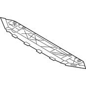 Audi Bumper Splash Shield - Genuine Audi 8W0807611B