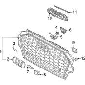Audi Grille - Genuine Audi 8W0853651EBRN4