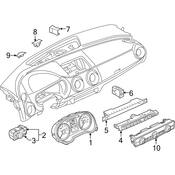 Audi Headlight Switch - Genuine Audi 8V0941531AD5PR