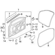 Audi Door Seal - Genuine Audi 8V4831721A