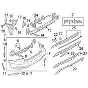 Audi Tow Eye Cap - Genuine Audi 8V5807441CGRU