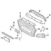 Audi Grille - Genuine Audi 8V5853651TFUQ