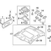 Audi Sun Visor Cap - Genuine Audi 8V5857621CE3