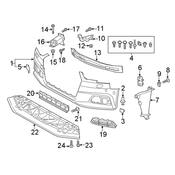 Audi Radiator Support Air Deflector - Genuine Audi 8W0121763