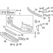 Audi Radiator Support Air Deflector - Genuine Audi 8W0121763A