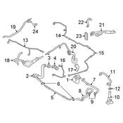 Audi Radiator Coolant Hose - Genuine Audi 8W0122055CM