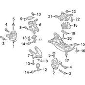 Audi Engine Mount - Genuine Audi 8W0199372CR
