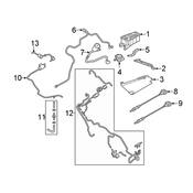 Audi Vacuum Hose - Genuine Audi 8W0201991AF
