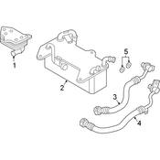 Audi Auto Transmission Differential Oil Cooler - Genuine Audi 8W0317021C