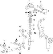 Audi Sway Bar Assembly - Genuine Audi 8W0411309A