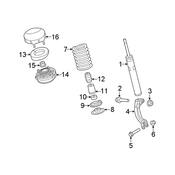 Audi Suspension Strut Fork - Genuine Audi 8W0413038H