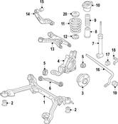 Audi Sway Bar Assembly - Genuine Audi 8W0511305AL