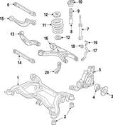 Audi Jounce Bumper - Genuine Audi 8W0512131K