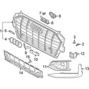 Audi License Plate Bracket - Genuine Audi 8W0807349B