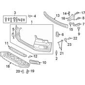 Audi Grille - Genuine Audi 8W0807681KRU6