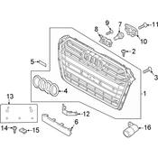 Audi Grille - Genuine Audi 8W0853651NRP5