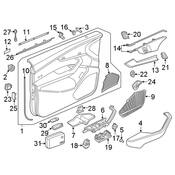 Audi Door Stop - Genuine Audi 8W0860385B