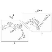Audi Headlight Level Sensor - Genuine Audi 8W0941309E