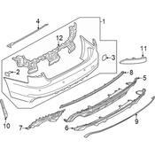 Audi Side Marker Light - Genuine Audi 8W0945106D