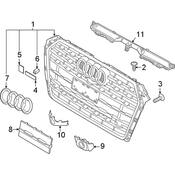 Audi Grille - Genuine Audi 8W6853651ABFUQ