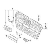 Audi Grille - Genuine Audi 8W6853651ATRP5