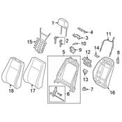 Audi Power Seat Switch - Genuine Audi 8W6882637A