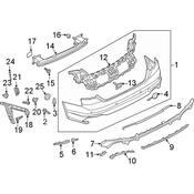Audi Side Marker Light - Genuine Audi 8W6945105D