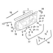 Audi Door Seal - Genuine Audi 8W7831707A