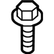 Audi Porsche Headlight Mounting Bolt - Genuine Audi N91248101