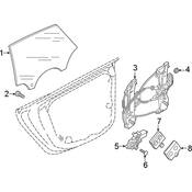 Audi Window Regulator - Genuine Audi 8W8839461
