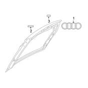 Audi Hatch Emblem - Genuine Audi 8W98537372ZZ