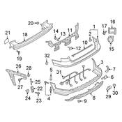 Audi Side Marker Light - Genuine Audi 8W9945106A