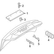 Audi Hatch Emblem - Genuine Audi 8X0853737A2ZZ