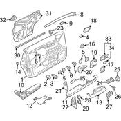 Audi Door Interior Trim Panel Screw - Genuine Audi N0902553