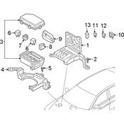 Audi Interior Door Handle Screw - Genuine Audi N10725402