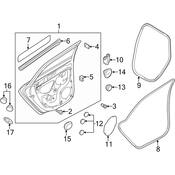 Audi Door Plug - Genuine Audi N90908501