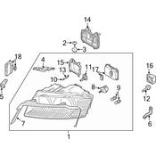 Audi Headlight Mounting Screw - Genuine Audi N91009601