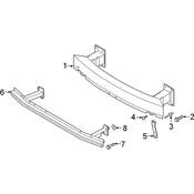 Audi Radiator Support Panel Rivet - Genuine Audi N91093902