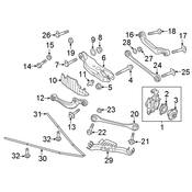 Audi Suspension Crossmember Bolt - Genuine Audi N91264701