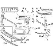 Audi Bumper Cover Hardware Kit - Genuine Audi V04017001D