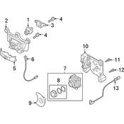 Audi Bumper Cover Reinforcement Bolt - Genuine Audi WHT008774