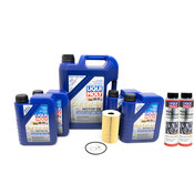 Porsche Engine Oil Change Kit (5W-40) - Liqui Moly/Mahle 99610722560KT2