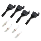 VW Ignition Coil and Spark Plug Service Kit - Genuine VW KIT-02385