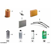 BMW Wiper Blade Set - Genuine BMW 61615B5FC41