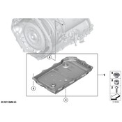 BMW Transmission Drain Plug - Genuine BMW 24117588770