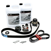 VW Comprehensive Timing Belt Kit - Genuine VW KIT-03L109119FKT3