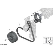 BMW Engine Crankshaft Pulley - Genuine BMW 11237952888