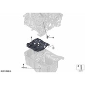 BMW Engine Oil Sump Windage Tray - Genuine BMW 11138631883